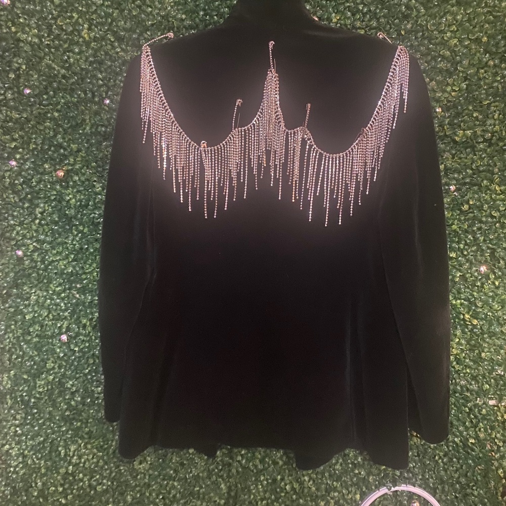 Vintage redesign velvet jacket